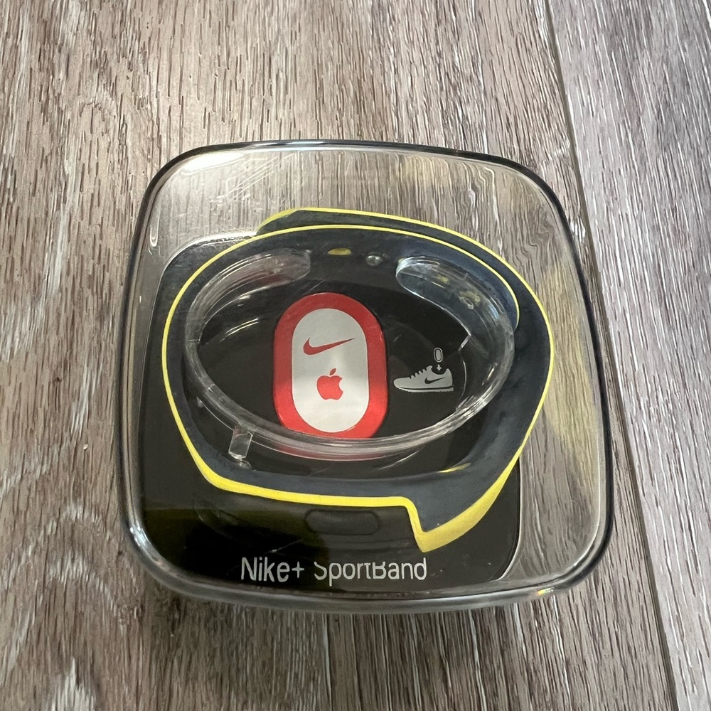 Vintage Nike+ SportBand with Yellow and Black Highlights